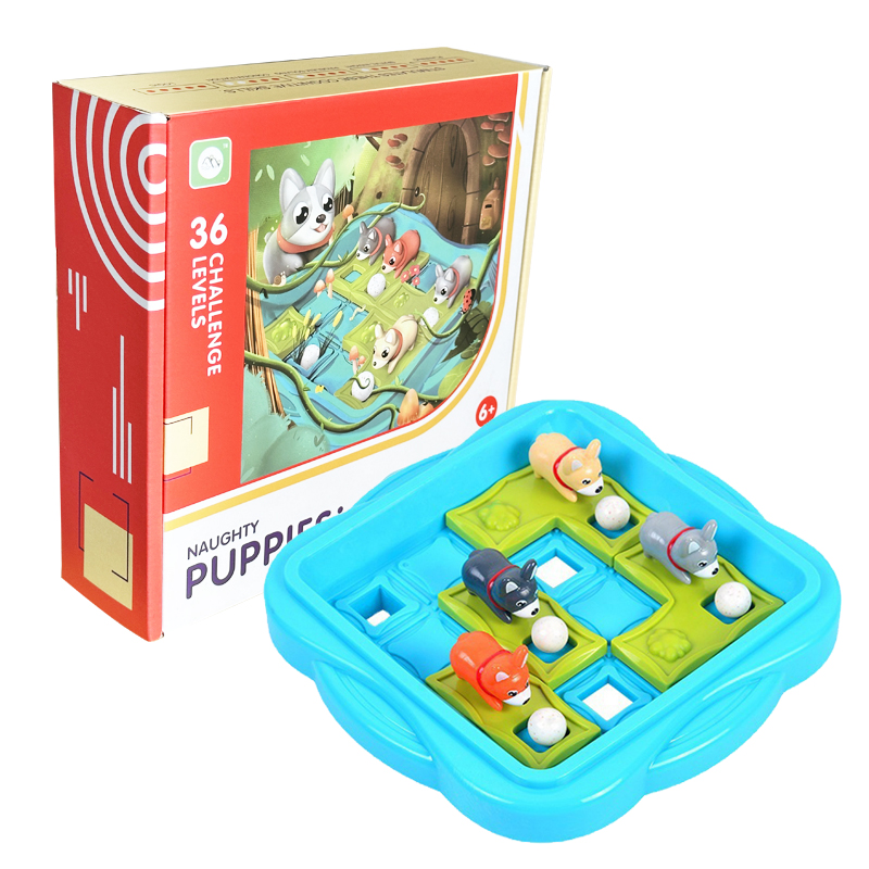Board Game For Kids - Gra planszowa Naughty Puppies Zabawki edukacyjne
