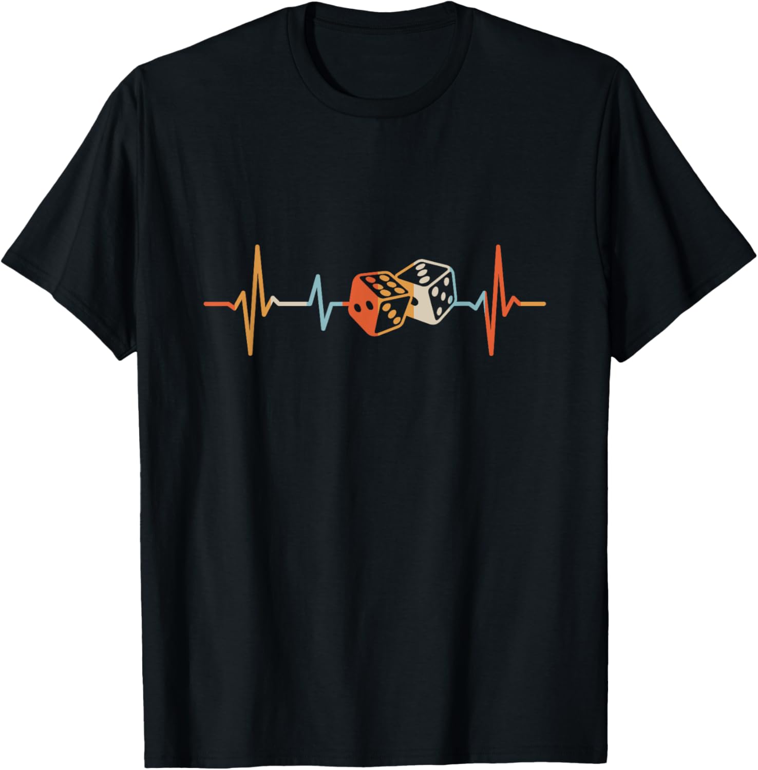 Board Game Print - Koszulka z nadrukiem kości do gry