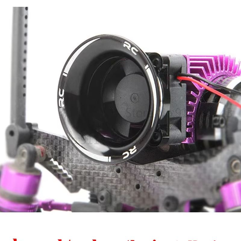 Tamiya Model Rc Car - Aluminiowa osłona wentylatora z kanałem powietrznym,