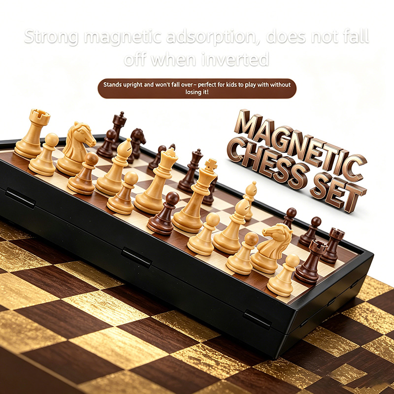 Board Game Quacks - Składana magnetyczna szachownica 24 cm, idealna