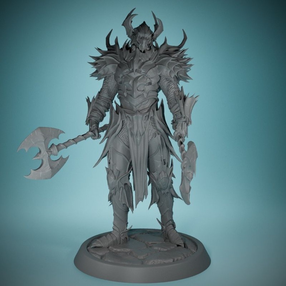 Board Game Print - Figurki Model 3D Bez Skrzydeł Demon