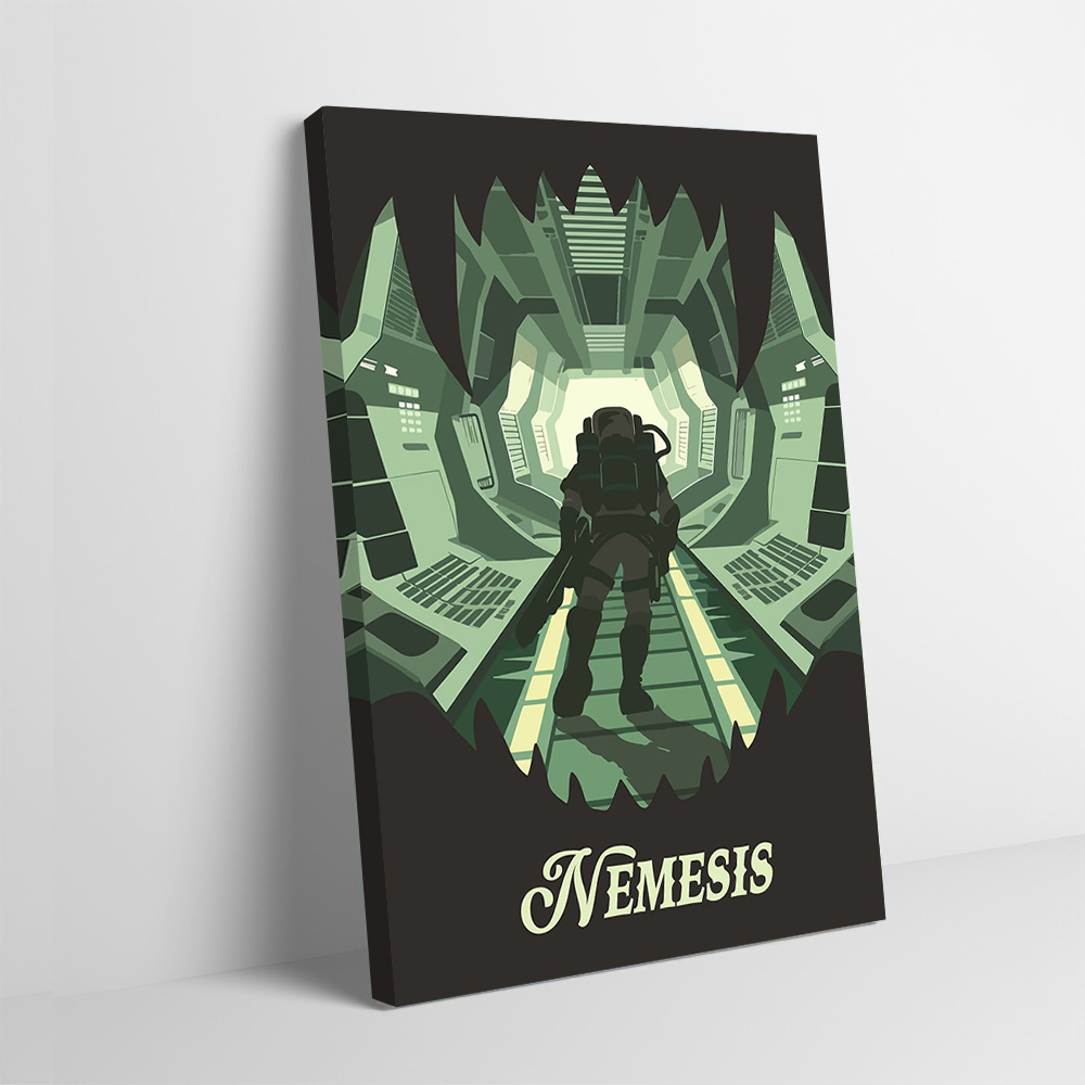 Board Game Nemesis - Plakat z motywem gry planszowej Nemesis,