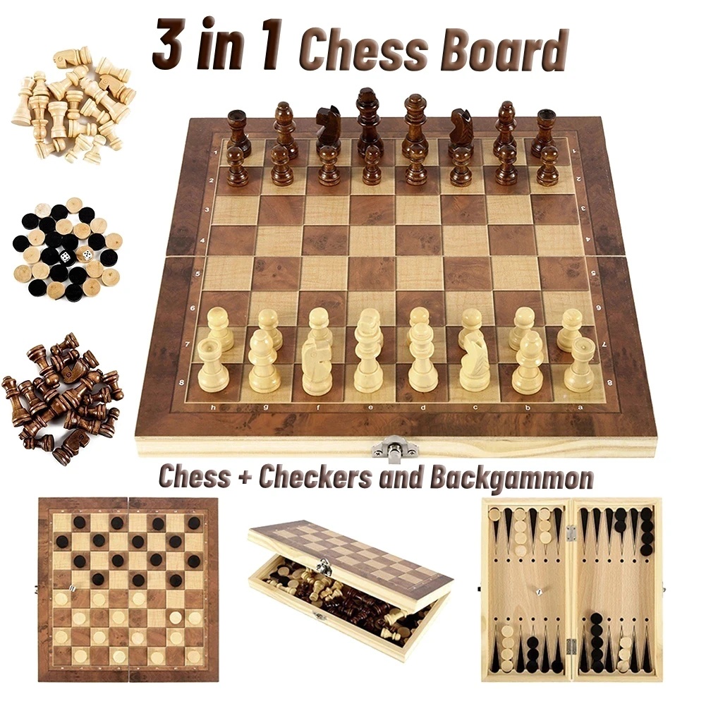 Board Game Quacks - Zestaw drewnianych gier 3 w 1: