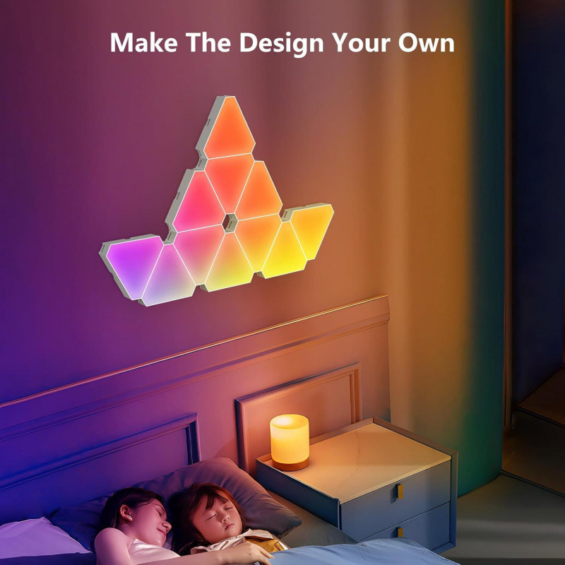 Panel trójkątny LED Tuya WiFi  – Board Game Room recenzja i cena