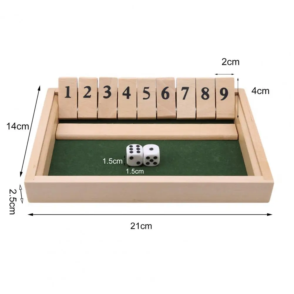 2-4 graczy Drewniane klapki ma – Board Game Instruction recenzja i cena