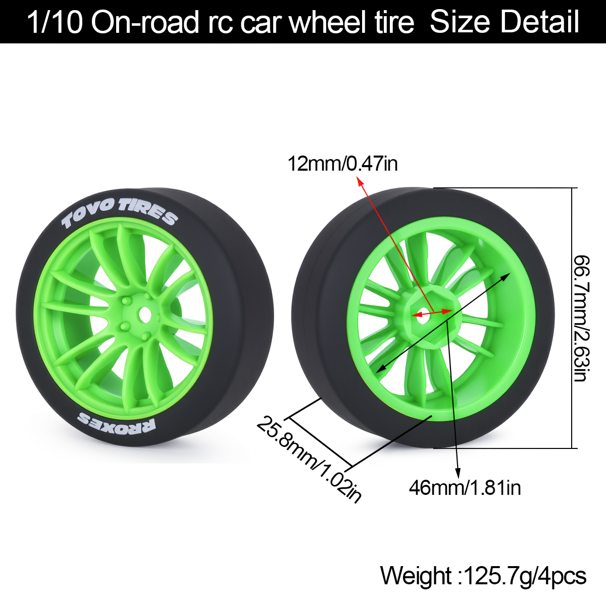 4 szt. Twarde opony do driftu  – Tamiya Model Rc Car recenzja i cena