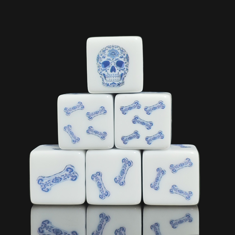 12 szt. 16MM Niebieskie Kostki – Board Game Print recenzja i cena
