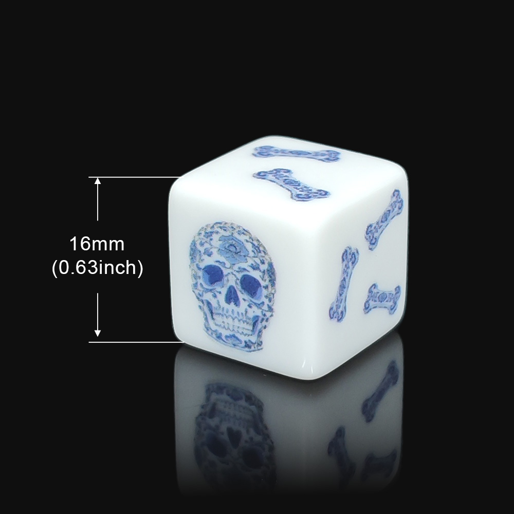 12 szt. 16MM Niebieskie Kostki – Board Game Print recenzja i cena