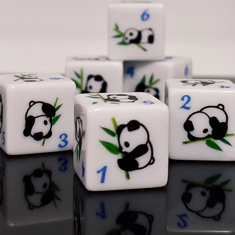 Zestaw 6-stronnych kostek do g – Board Game Print recenzja i cena