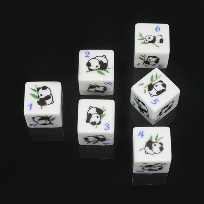Zestaw 6-stronnych kostek do g – Board Game Print recenzja i cena
