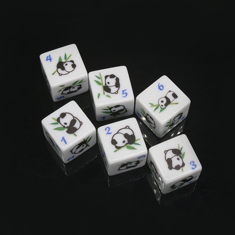 Zestaw 6-stronnych kostek do g – Board Game Print recenzja i cena