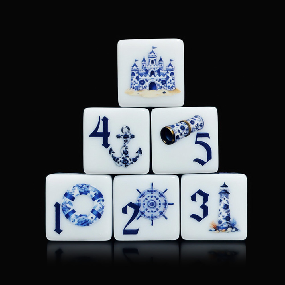 12 sztuk niebieskich, marynist – Board Game Print recenzja i cena